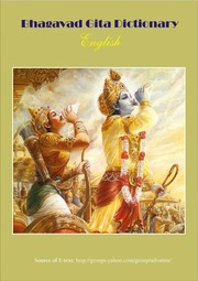 Bhagavad Gita Dictionary